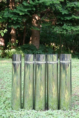 冬キャンプの薪ストーブの煙突には新保製作所 入れ子式
